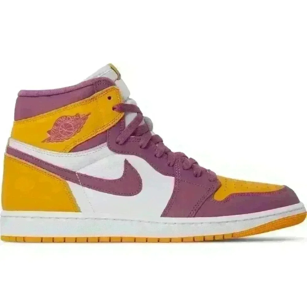 Size 12 - Jordan 1 Retro High OG Brotherhood 2022 University Gold/Light Bordeaux